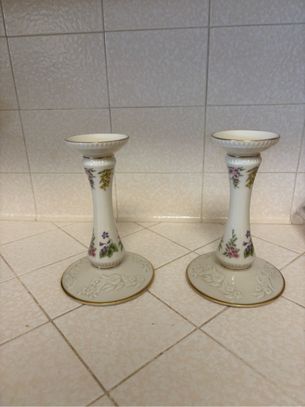 Lenox Limited Edition Constitution Candlestick Candle Holders